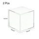 thumbnail image 2 of Caja de almacenamiento de plástico acrílico transparente Uxcell, caja de exhibición cuadrada con tapa, contenedor de 9.5x9.5x9.5cm para artículos pequeños, 2 piezas, 2 of 5