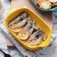 thumbnail image 2 of Ceramics Baking Dish/Lasagna Bakeware Pan, Rectangular Baking Sheet with Daily For Family Handles, Use Tableware, 2 of 8