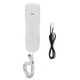 thumbnail image 2 of Teléfono Para Colgar En La Pared, Teléfono Con Cable, Actualización A061, Mesa Blanca, Teléfono De Extensión Montado En La Pared, Sin Molestias Para El Hogar De Negocios, 2 of 8