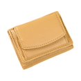 thumbnail image 1 of Portable Women Leather Wallet Simple Design Foldable Change Purse Shopping Card Holder Carrying Bag Birthday Gift Yellow, 1 of 10
