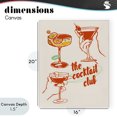 thumbnail image 4 of Stupell Industries Eclectic Cocktail Club Toasting Glasses Canvas Art, 16 x 20, by The Prints Vibe, 4 of 8