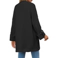 thumbnail image 4 of Open Front Women Long Sleeved Oversized Knit Slouchy Casual Loose Cardigan Coat, 4 of 5