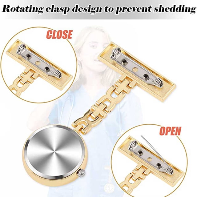 Montres de Poche Résistant à l'Usure Haute Résistance en Acier Inoxydable Pendule Montre en Alliage Mécanique pour Hommes Type 1/blanc