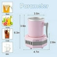 thumbnail image 5 of Electric Mini Cooler Cup,Quick Portable Small Coolers,Rapid Drink Instant Summer Rrink Cooling Cup,Home Office Cold Mini Water Cooler,Desktop Iced Cooler Electric for Cola Beer Coffee Juice, 5 of 7