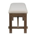 thumbnail image 6 of Powell Turino Rustic Umber Bench, 6 of 6