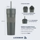 thumbnail image 4 of Vaso Térmico LUCKMAN de Acero Inoxidable 700ML Doble Aislamiento Antigoteo Modelo Alfie Negro Gris, 4 of 5