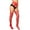 Red, variant on Intimates Women Underwear Garter Belt Stocking Fishnet Thigh High Tights Suspender Pantyhose Lace Lingerie
