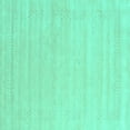 thumbnail image 1 of Ahgly Company Indoor Square Abstract Turquoise Blue Contemporary Area Rugs, 6' Square, 1 of 4