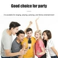 thumbnail image 4 of Karaoke Microphone Bluetooth Wireless, Portable Karaoke Machine for Kids, Adults, Party, Birthday, Blue, 4 of 8