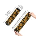 thumbnail image 2 of Salouo Sunflowers And Bww Pattern Unisex Middle Tube Socks,Middle-Finger Knee High Socks Over The Calf Tube Stocking Crew Stockings for Women and Men Tube Socks, 2 of 8