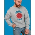 thumbnail image 2 of America Vibes Sweatshirt Men -Image by Shutterstock, Male Large, 2 of 4