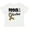thumbnail image 3 of Inktastic Proud of My Brother Autism Awareness Puzzle Piece Ribbon Boys or Girls Toddler T-Shirt, 3 of 5