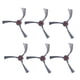 thumbnail image 5 of Piezas de robot barredor, cepillos laterales de 6 piezas, cepillo lateral suave para cepillo limpiador de robot ECOVAC, diseño de última generación, 5 of 8