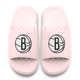 thumbnail image 2 of Unisex ISlide Pink Brooklyn Nets Primary Motive Slide Sandals, 2 of 5