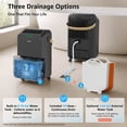 thumbnail image 3 of KNKA Pro Dehumidifier for Home and Basement, MAX 34 Pints Dehumidifier with Drain Hose, Up to 2500 Sq.Ft., Smart Humidity Control, Auto Defrost, Quiet Operation, Black (Test at 95°F, 90% RH), 3 of 10