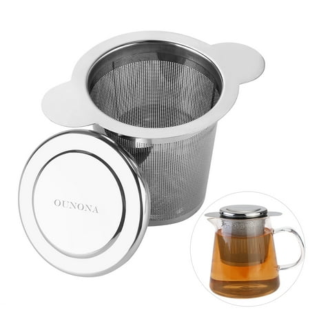 Leaf Trap Basket - Stainless Steel Filtering Loose Leaf Tea Infuser Basket for Cups and Mugs