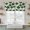Green, variant on Dark Green Geometric Moroccan Tier Curtains 36 Inch Length, Abstract Ombre Modern Cafe Short Curtains for Bathroom Over Sink, Small Kitchen Curtain Light Filtering Tiered Drapes 2 Panels 27.5"Wx36"L
