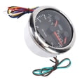 thumbnail image 3 of M Buder 85mm (3.375 inches) 3 in 1 Electrical Tachometer Oil Pressure Water Temp Gauge 6000 RPM 0-150 PSI for RV Yacht Truck with 7 Colors Backlight Black Dial Silver Bezel, 3 of 9