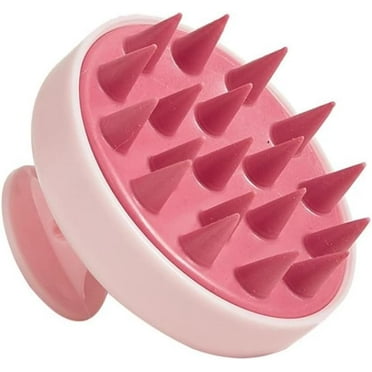 Hair Scalp Massager Soft Silicone Scalp Brush Shampoo Brush Scalp Exfoliator Scalp Massager for Hair Growth/Dandruff Removal, Head Massager for Hair Care Styling Tools Appliances (1x pink)