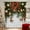 Color21, variant on SPEKSEE 1Pc Christmas Sheer Curtains for Living Room, Red Bow Christmas Bells Snowy Scene Pine Branches Voile Curtain Drapes for Bedroom Light Filtering & Privacy Winter Holiday Window Treatment
