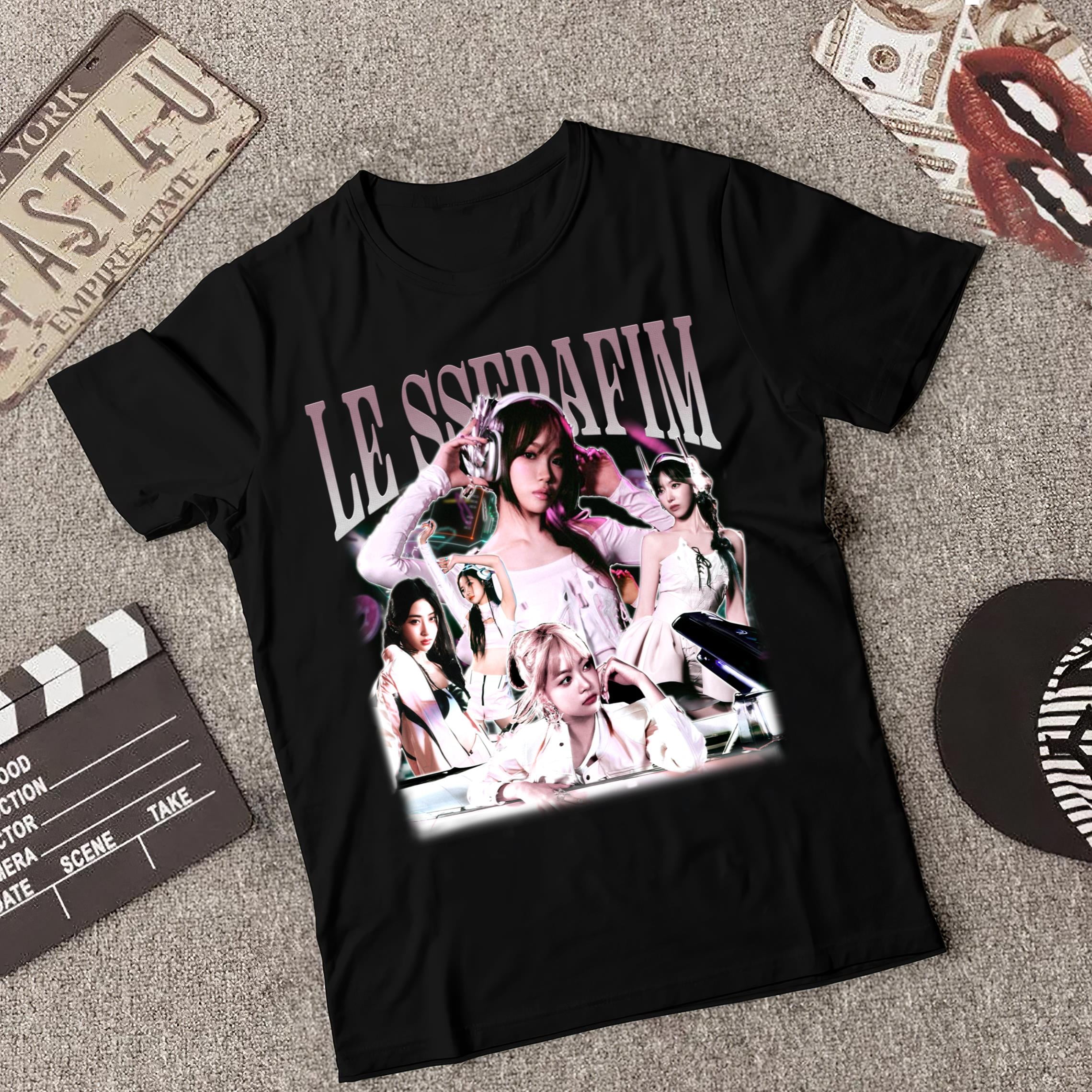 Personalized Le Sserafim Kpop Shirt, T-Shirt Beautiful - Walmart.com