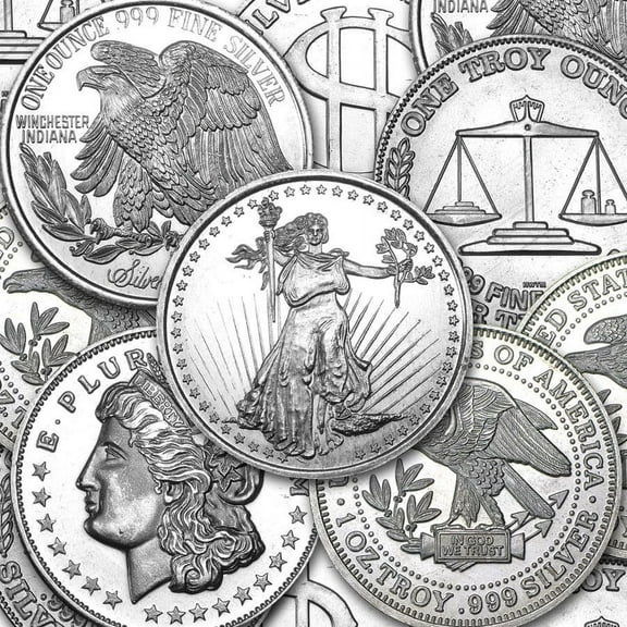 1 oz Silver Round - Secondary Market