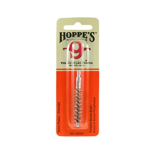 Hoppes Phosphor Bronze Brush 1307AP 9MM Pistol Card