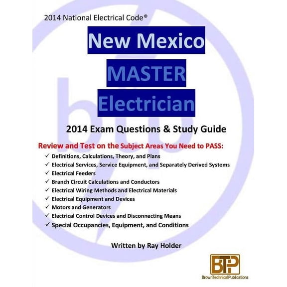 New Mexico 2014 Master Electrician Study Guide