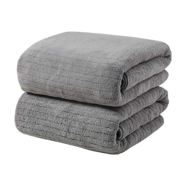 Grand Ensemble de Serviettes de Bain à Haute Absorption, Design Texturé pour Spa, Gym et Voyage, Draps de Bain Légers et Doux