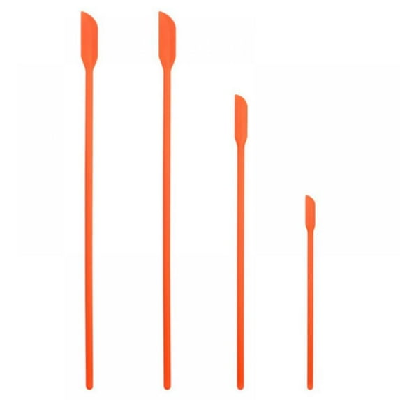 Spatulas Set 4pcs Silicone Cream Butter Cake Spatula Cookie Pastry Scraper Baking Spatula Heat-Resistant Non-stick Kitchen Utensils