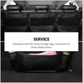 thumbnail image 2 of NIAIZEK Durable Water Resistant Black Car Back Seat Organizer for Essentials Travel Use, 2 of 6