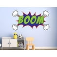 thumbnail image 2 of VWAQ Comic Book Boom Wall Decal Sound Effect Superhero Explosion Vinyl Wall Decor Peel And Stick Sticker VWAQ-CB3 (20"H X 30"W), 2 of 2