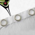 thumbnail image 4 of Manfei 3D Fashion Goblet Print Blackout Curtains,Modern Minimalist Theme Curtains Pack of 2 (42x84 Each), 4 of 6
