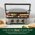 thumbnail image 5 of Griddler Indoor Grill, Panini Press, Sandwich Maker & More, 5-in-1 Grilling, Dishwasher-Safe Nonstick Cooking Plates, GR-4NNAS, Stainless Steel, 5 of 8
