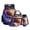 Basketball Fire Cloud, variant on Deer Flower Forest Print Backpack for Boys 4 In 1 Bookbag with Lunch Box Pencil Case Water Bottle Sleeve Kindergarten Elementary Middle School Bag Student Satchel Daypack Bagpack