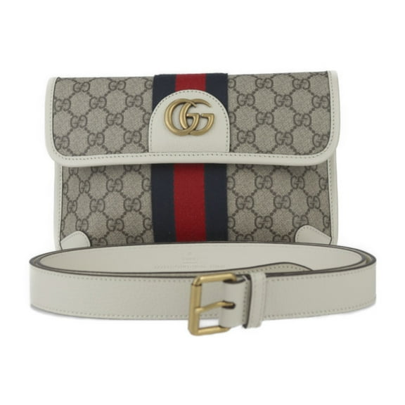 Pre-Owned GUCCI GG Small Belt Bag Ophidia Waist 674081 Size 110・44 Supreme Canvas...