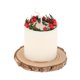 thumbnail image 1 of Velas perfumadas artesanales de cera de soja para aromaterapia con base de madera. Bola roja, 1 of 9