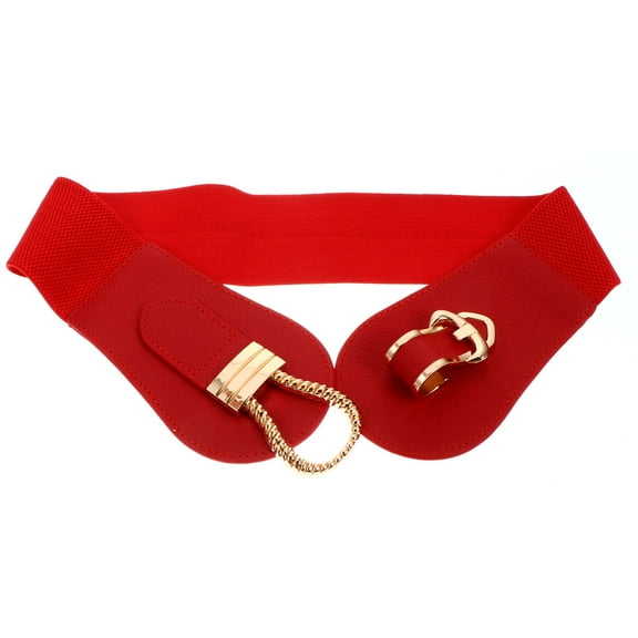 WHAMVOX  Wide Dress Belt Girdle Belts for Women Chain High Waist