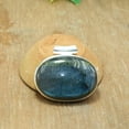 thumbnail image 5 of Natural Large Oval Blue Labradorite Stone 925 Sterling Silver Pendant for Men and Women Gift Jewelry, 5 of 5