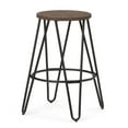 thumbnail image 1 of Kendall 24 inch Metal Counter Height Stool with Wood, 1 of 7
