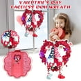 thumbnail image 2 of Valentine's Day Decorations Valentine's Day Door Hanging Wall Hanging Valentine's Day Wreath, 2 of 5