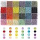 thumbnail image 2 of ZHAOCHENG Kit de cuentas que incluye cuentas de vidrio con forma de semilla y letras del alfabeto para hacer pulseras, joyas, accesorios de manualidades, 3 mm, 12 000 piezas, 2 of 4
