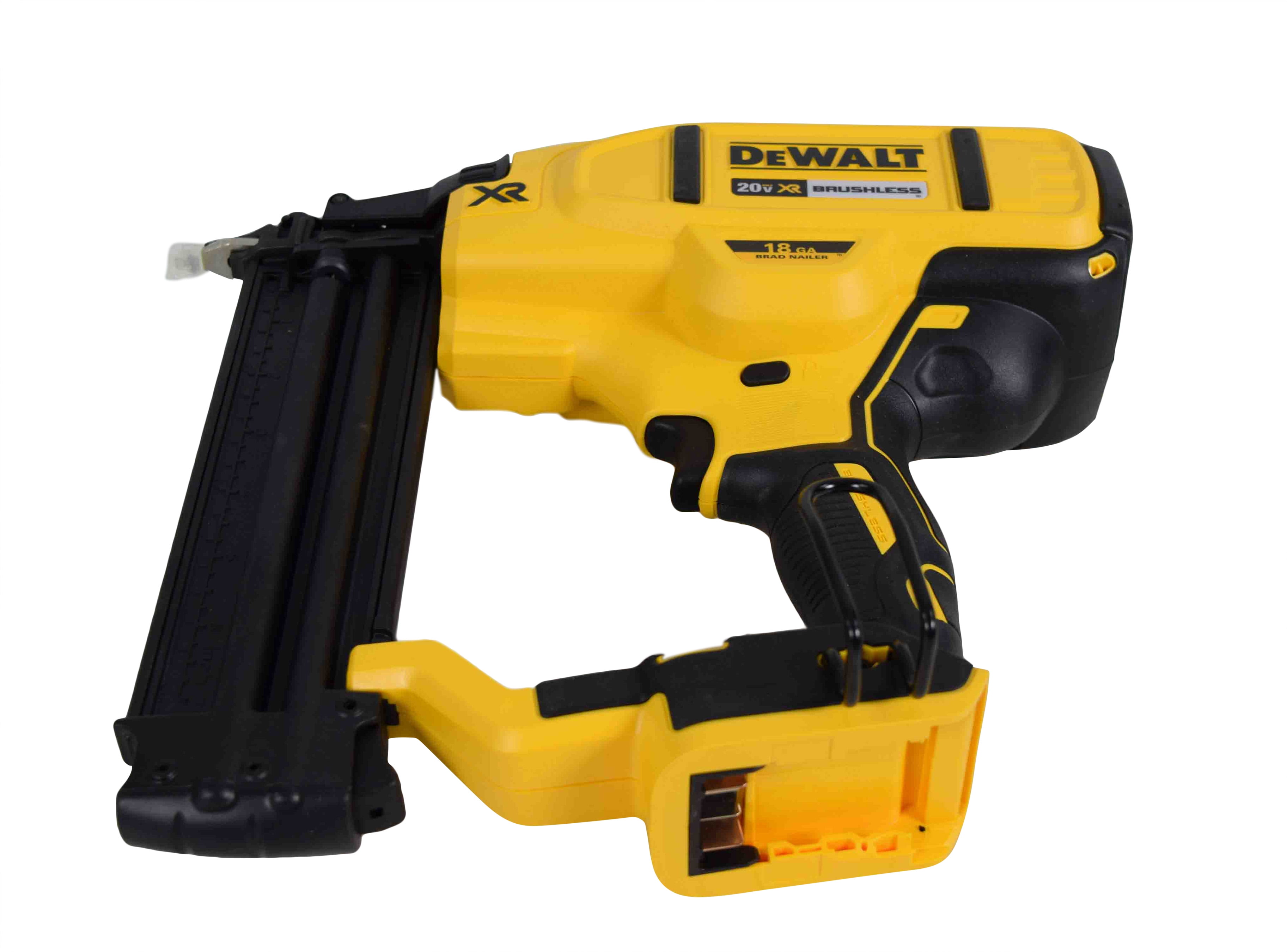 DEWALT DCN680B 20V MAX 18-Gauge Cordless Brad Nailer – Brushless Motor, Tool-Free Adjustments (Bare Tool)