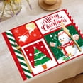 thumbnail image 1 of Dvkptbk Napperons de Noël Napperons Occidentaux Napperons de Cuisine Restaurant Napperons Isolés Kitchen Essentials, 1 of 6