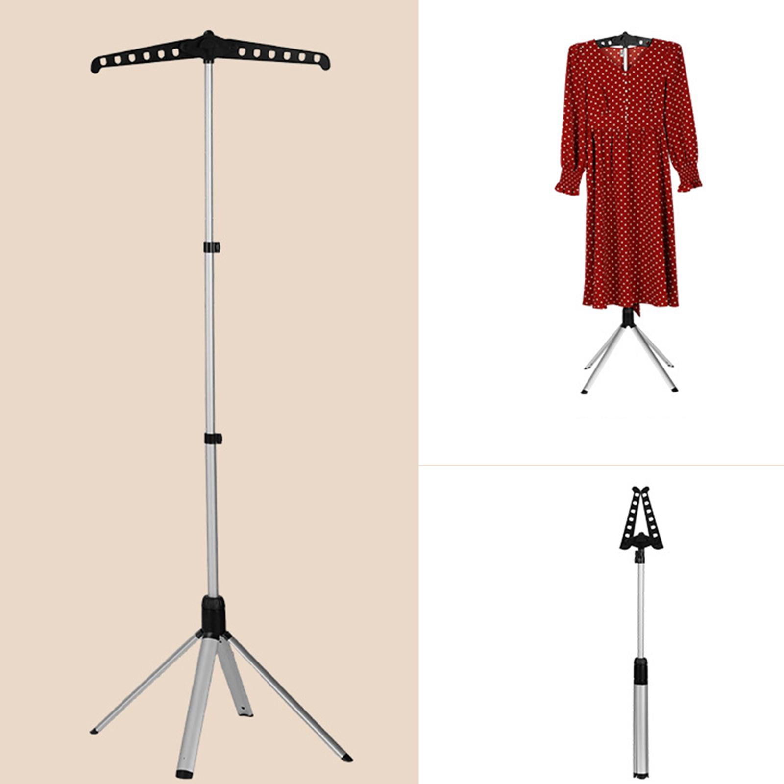 Fiocias Garment Steamer Stand for Clothes Clothes Drying Rack for Suit Hotels Indoor Black