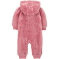 thumbnail image 5 of Carter's Child of Mine Baby Girl Hooded Jumpsuit, One-Piece, Sizes 0/3-24 Months, 5 of 5