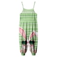 thumbnail image 6 of YDFCWXW Toddler Baby Girls Romper Sleeveless Jumpsuit Summer Clothes 1-10T (Green, 1-2 Years), 6 of 6