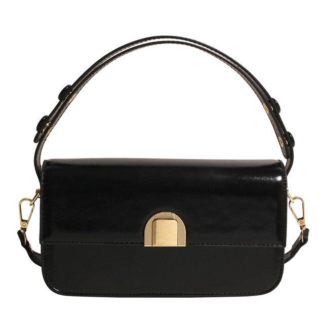 Bolso de diseño de nicho de alta gama para mujer, nuevo bolso de hombro versátil retro de un solo hombro, bolso baguette de moda para mujer 2025