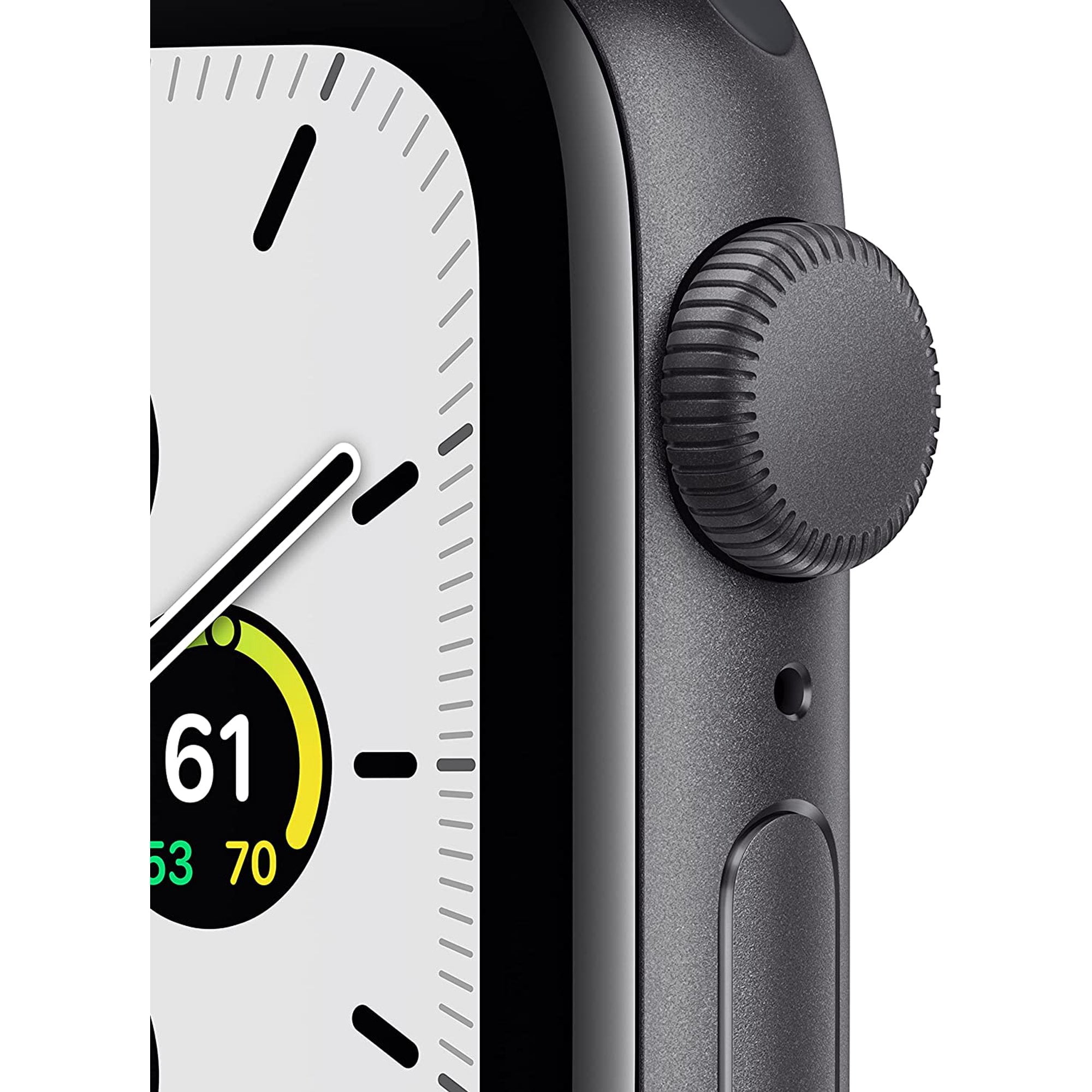 Apple Watch 44MM SE GPS Space Gray Black Sport Band (Fair)