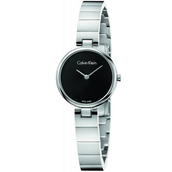 Calvin Klein Women's K8G23141 Authentic 28mm Black Dial Stainless Steel Watch